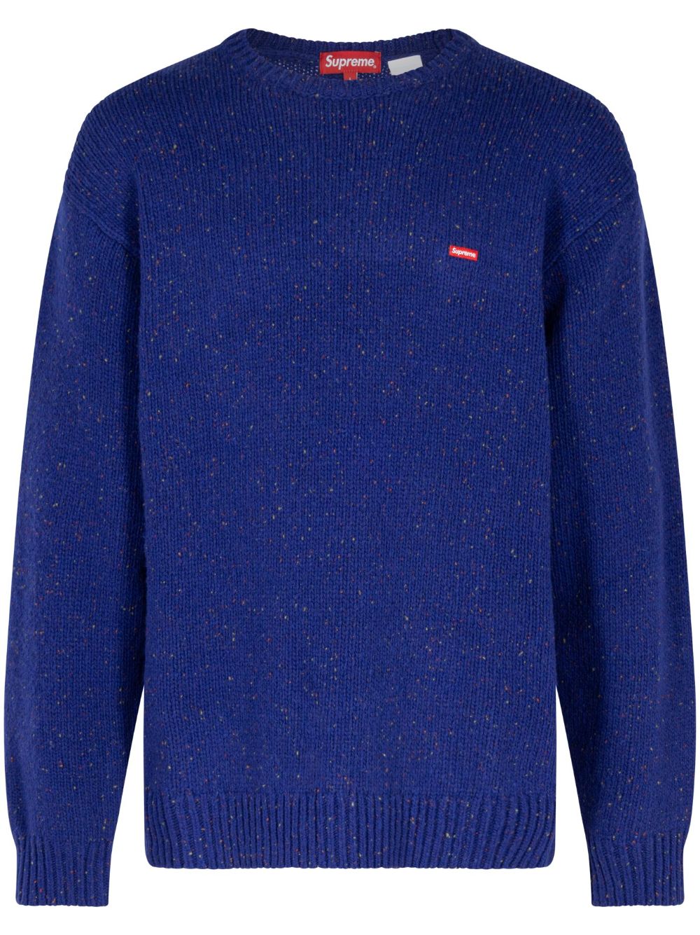 Supreme Small Box Speckle 毛衣 - 蓝色