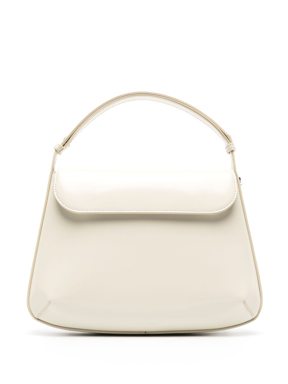 Courrèges Sleek 中号皮质托特包 - 中性色