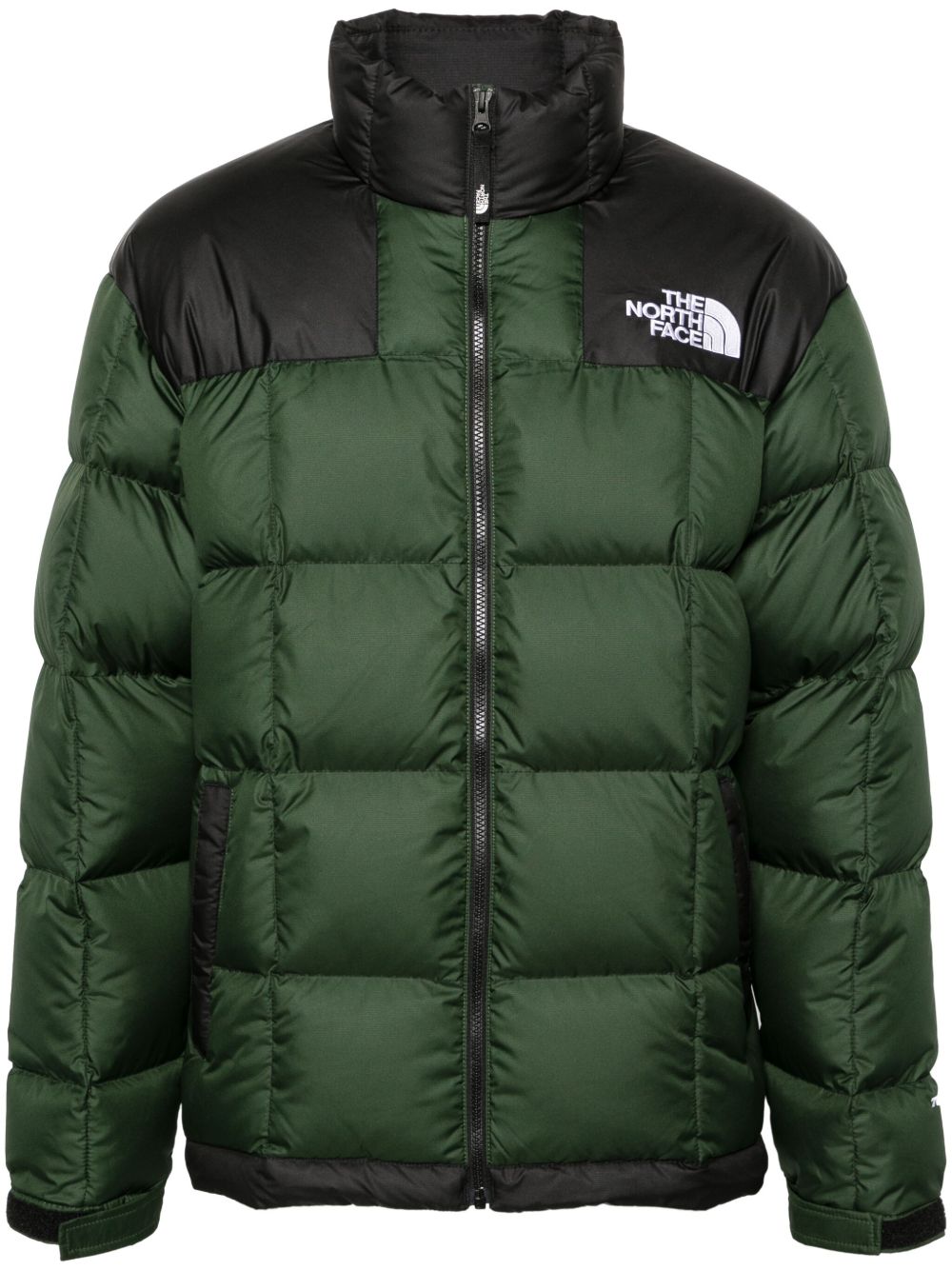 The North Face Lhotse 拼色蓬松夹克 - 绿色