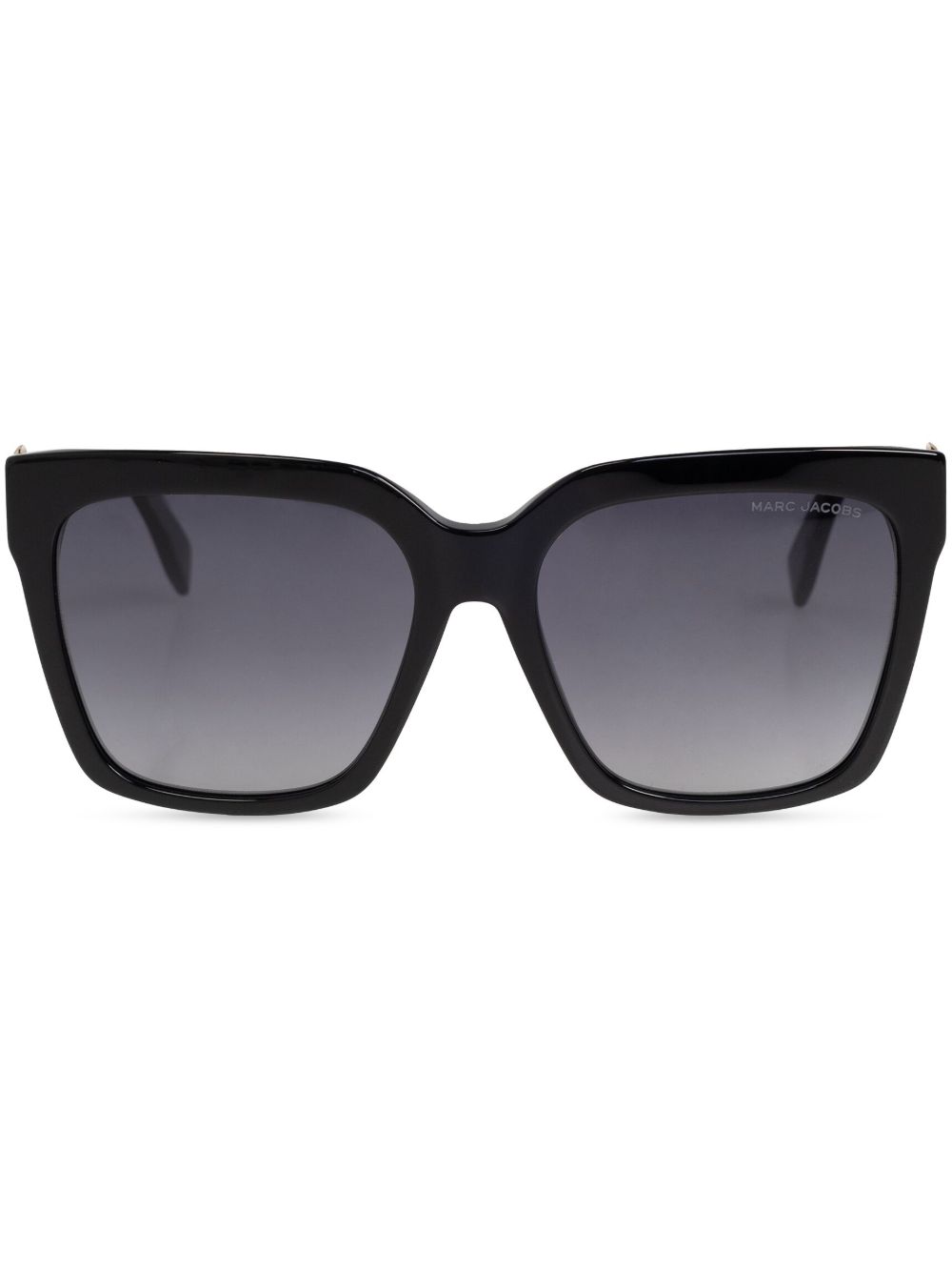 Marc Jacobs Eyewear 超大镜框太阳眼镜 - 黑色