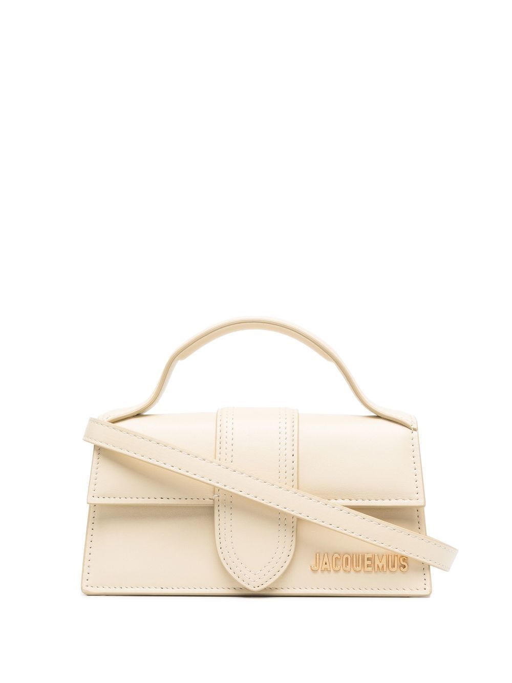 Jacquemus Le Bambino 皮质手提包 - 中性色