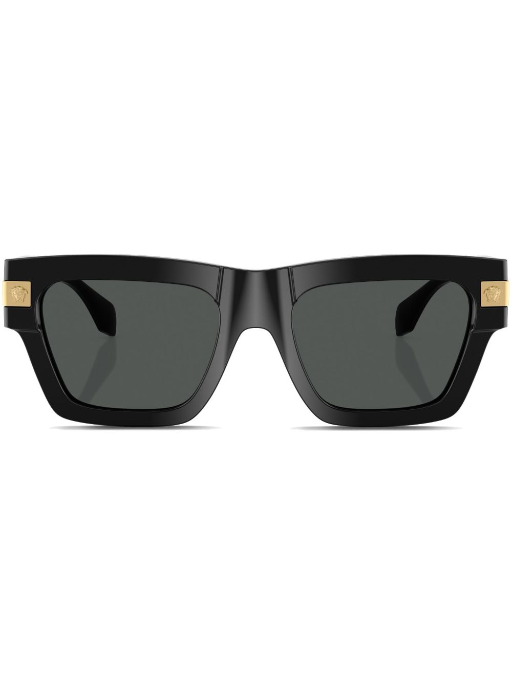 Versace Eyewear Classic 方框太阳眼镜 - 黑色
