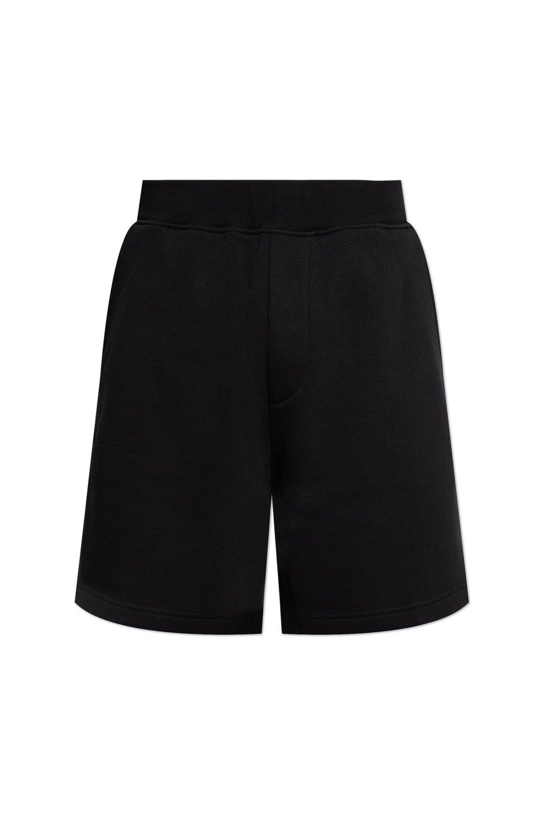Dsquared2 Logo-rubberised Elasticated Waistband Shorts
