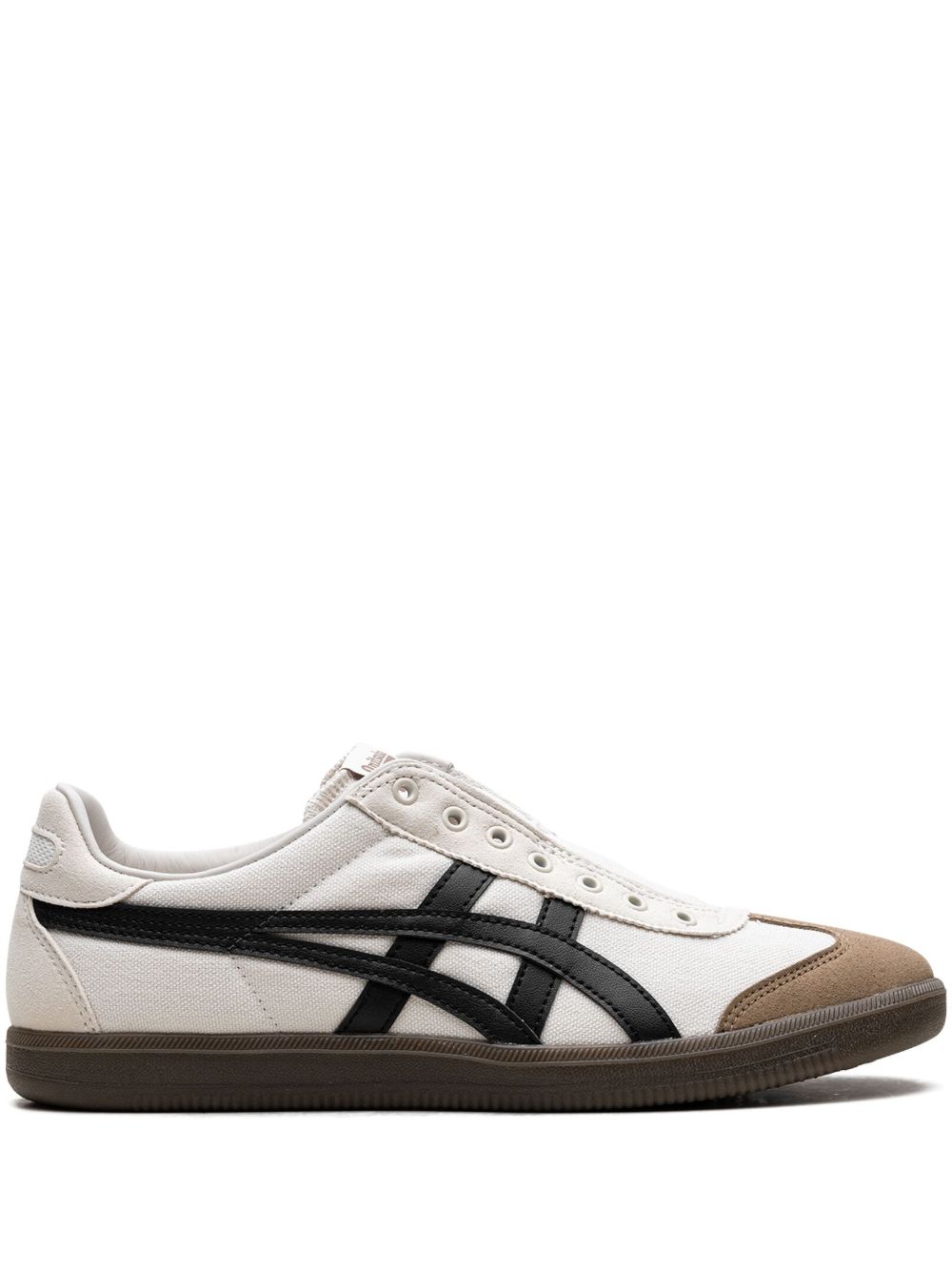 Onitsuka Tiger Tokuten Slip-On White/Brown/Black 运动鞋 - 白色