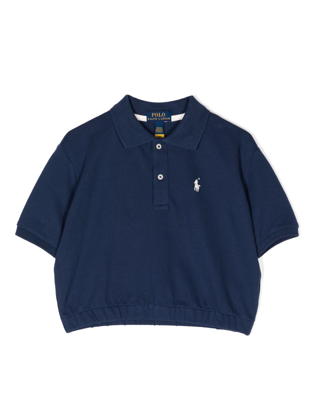POLO RALPH LAUREN KIDS Polo Pony logo刺绣polo衫 - 蓝色