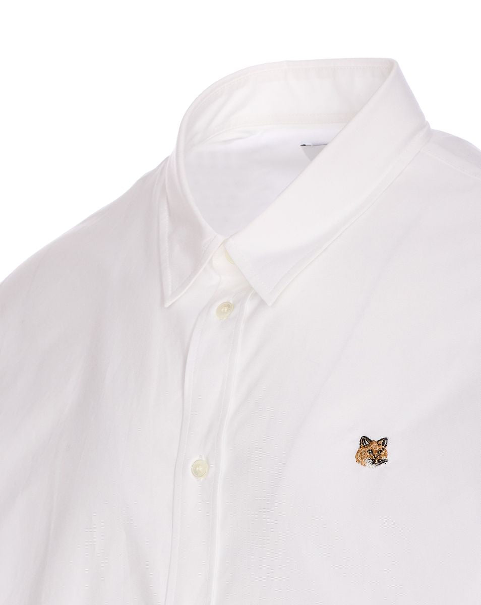 Maison Kitsuné White Cotton Shirt