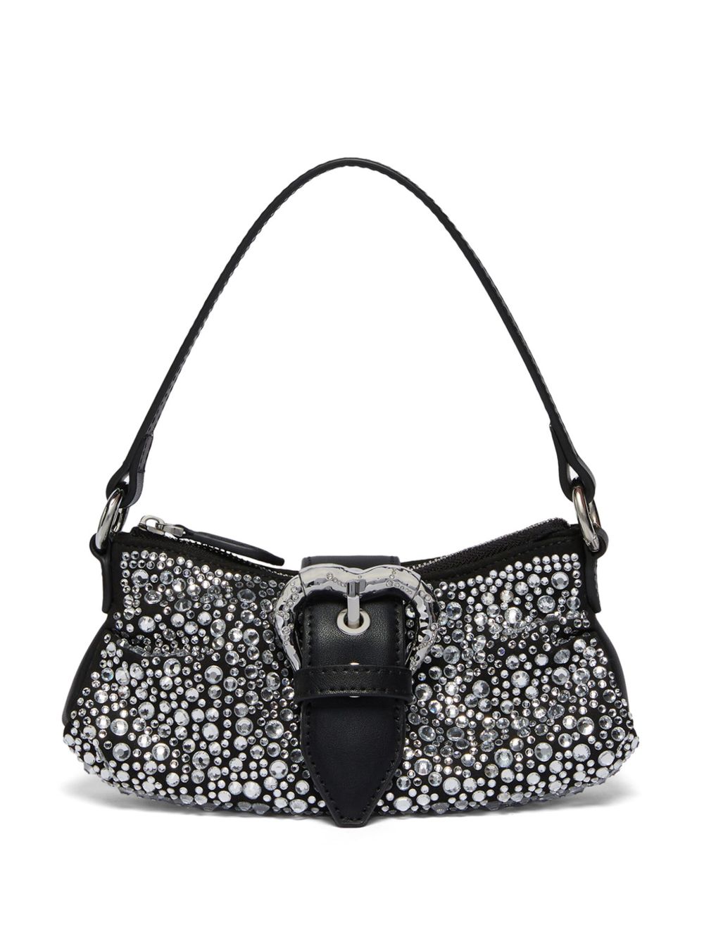 PINKO Jolene Baby Strass 单肩包 - 黑色