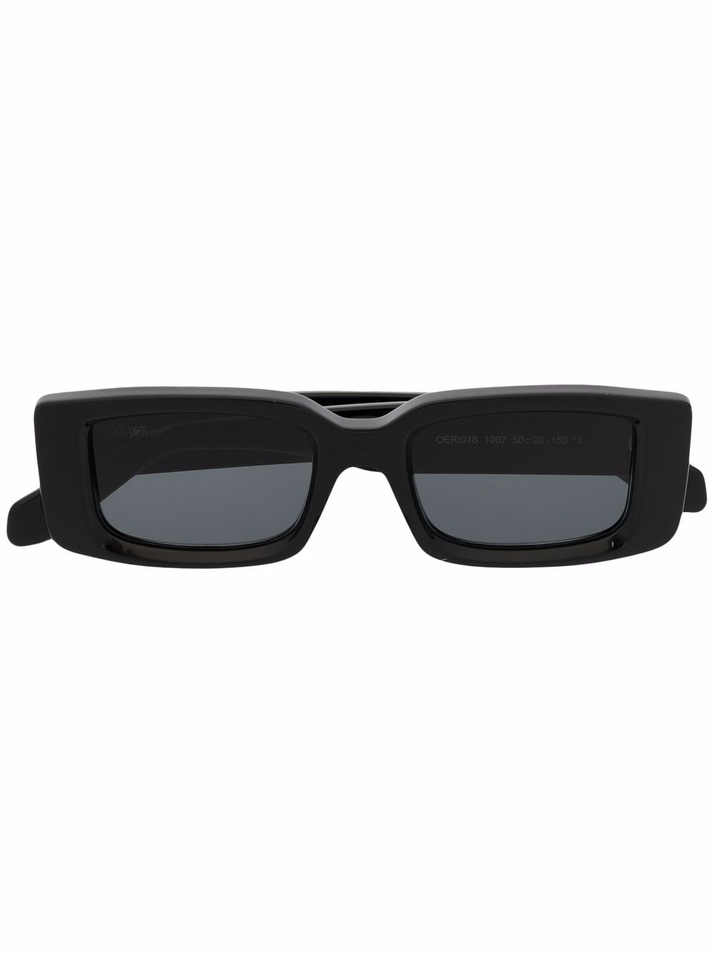 Off-White Eyewear Arthur 矩形框太阳镜 - 黑色
