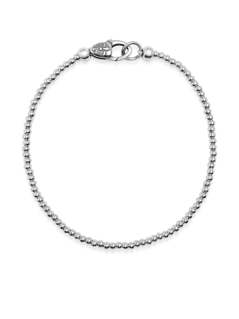 Nialaya Jewelry 串珠手链 - 银色