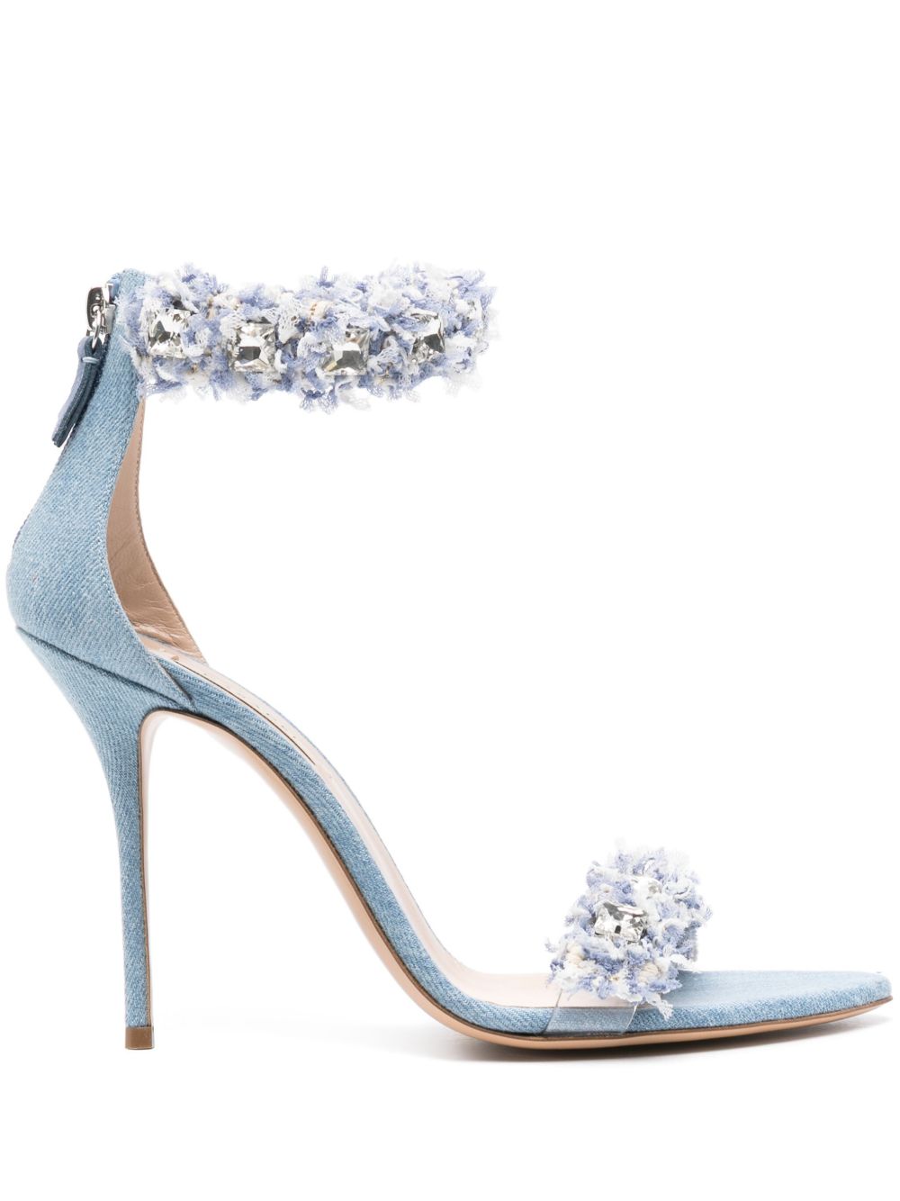 Casadei Elsa 高跟凉鞋 - 蓝色
