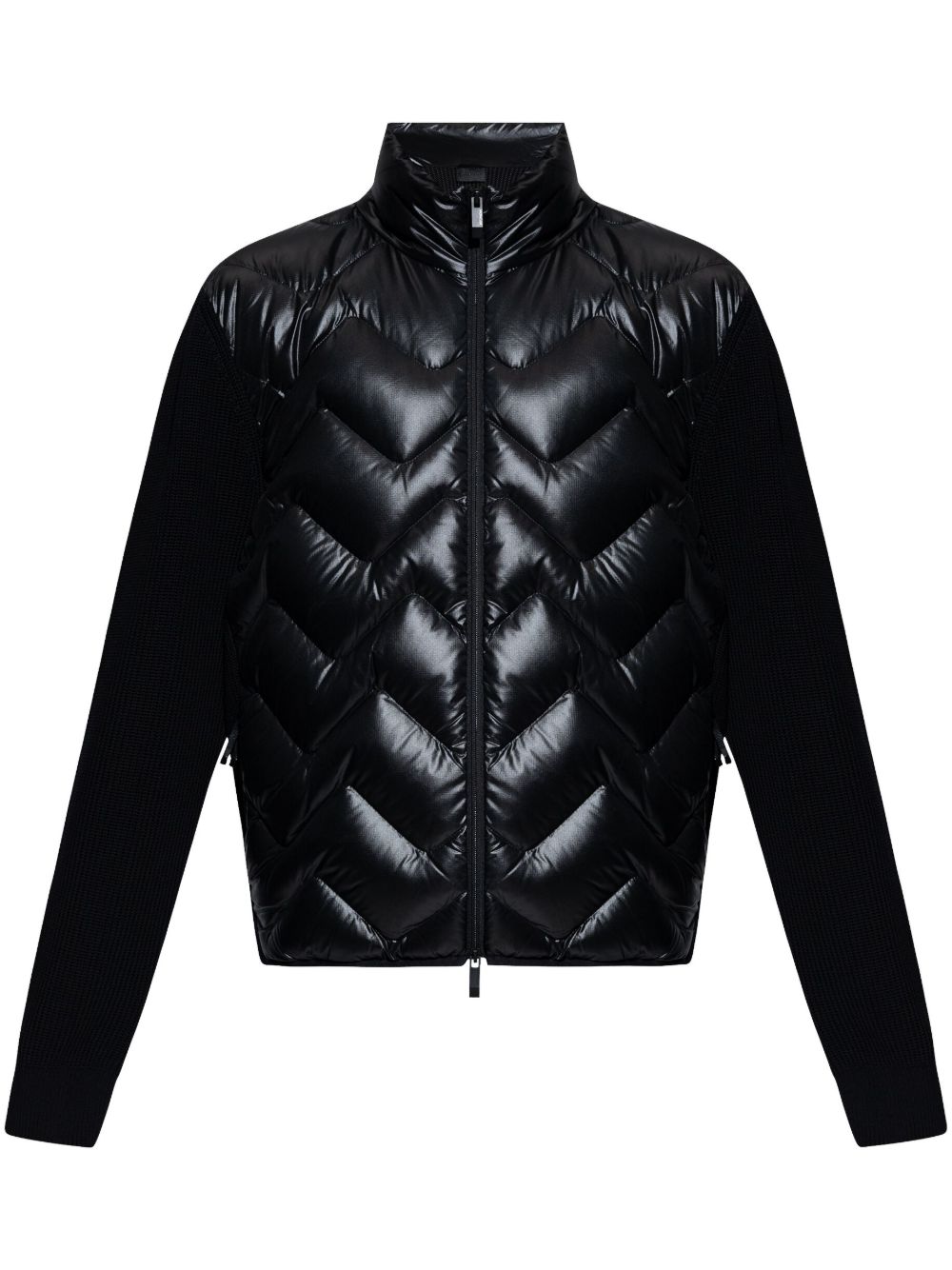 Moncler 绗缝夹克 - 黑色
