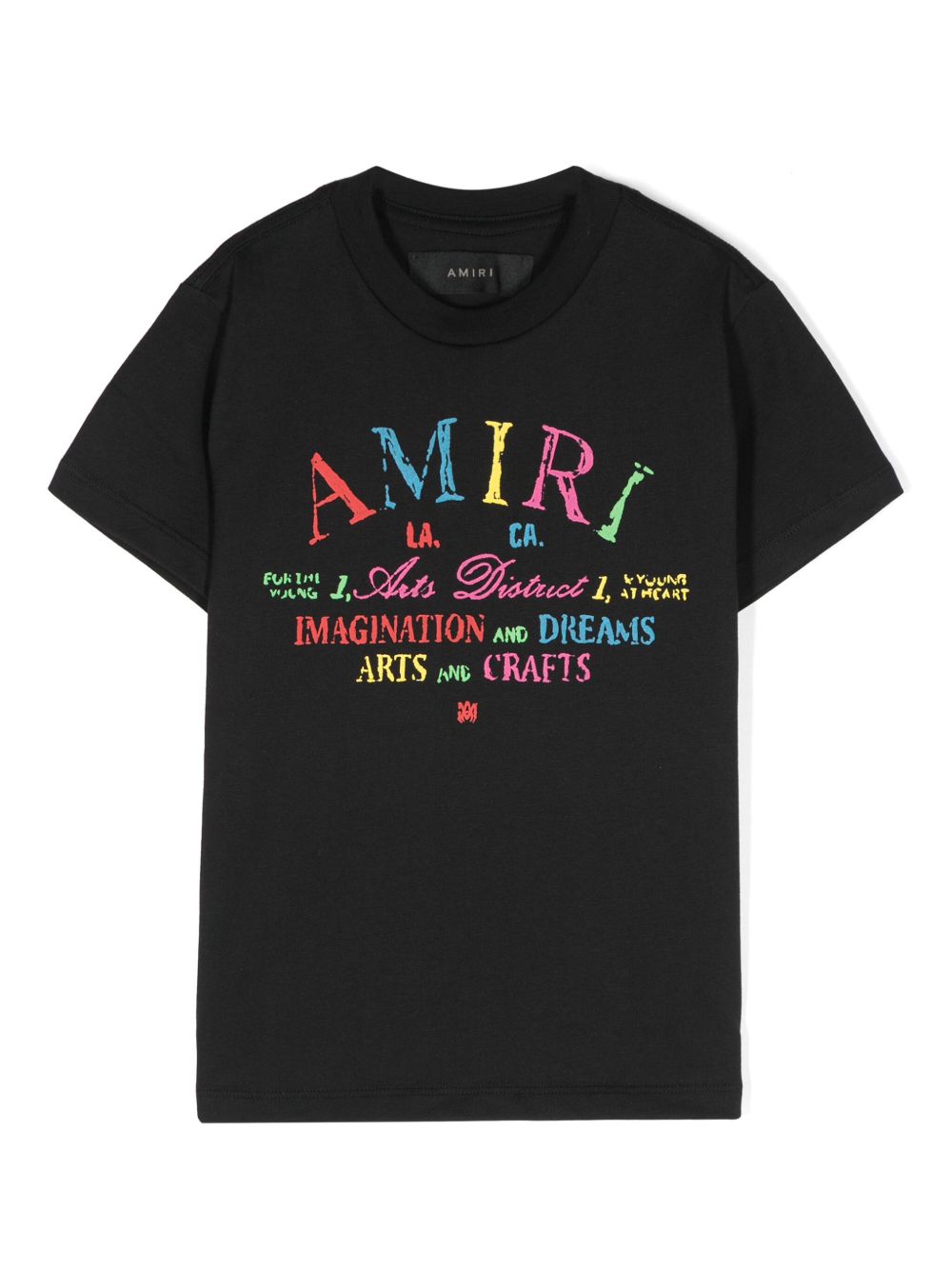 AMIRI KIDS Arts District 棉T恤 - 黑色