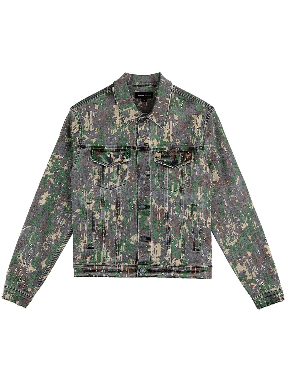 Purple Brand Militaire Buckshot 夹克 - 绿色