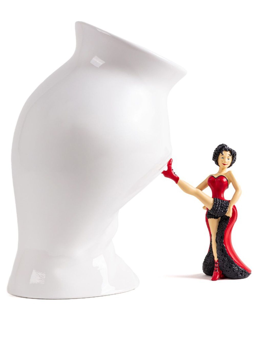 Seletti Circus 瓷花瓶（28.5厘米） - 中性色