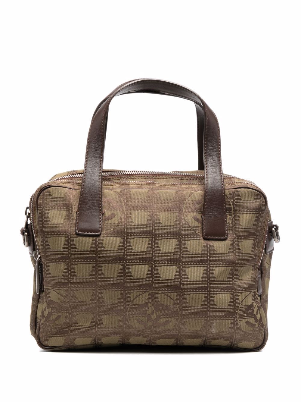 CHANEL Pre-Owned Choco Bar 旅行包（2002-2003年典藏款） - 绿色