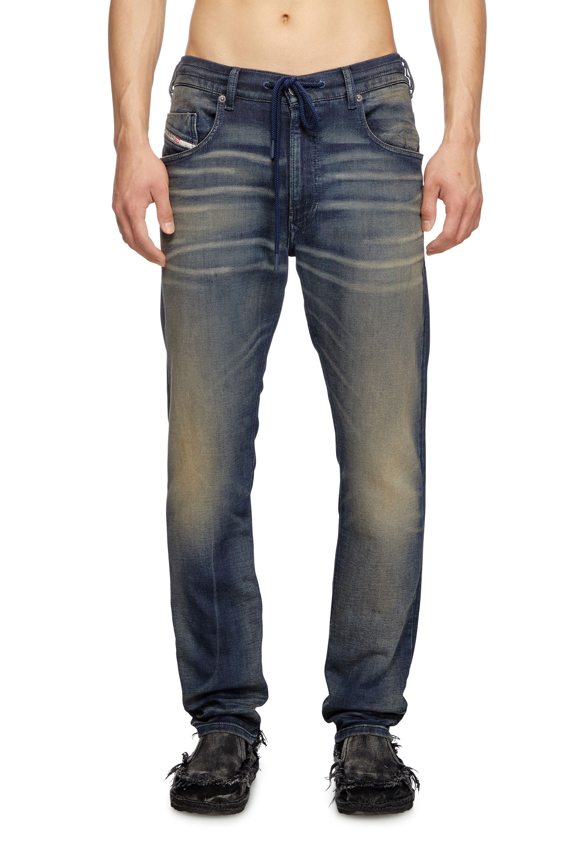 Diesel - Regular 2030 D-Krooley Joggjeans - Jeans - Man - Blue