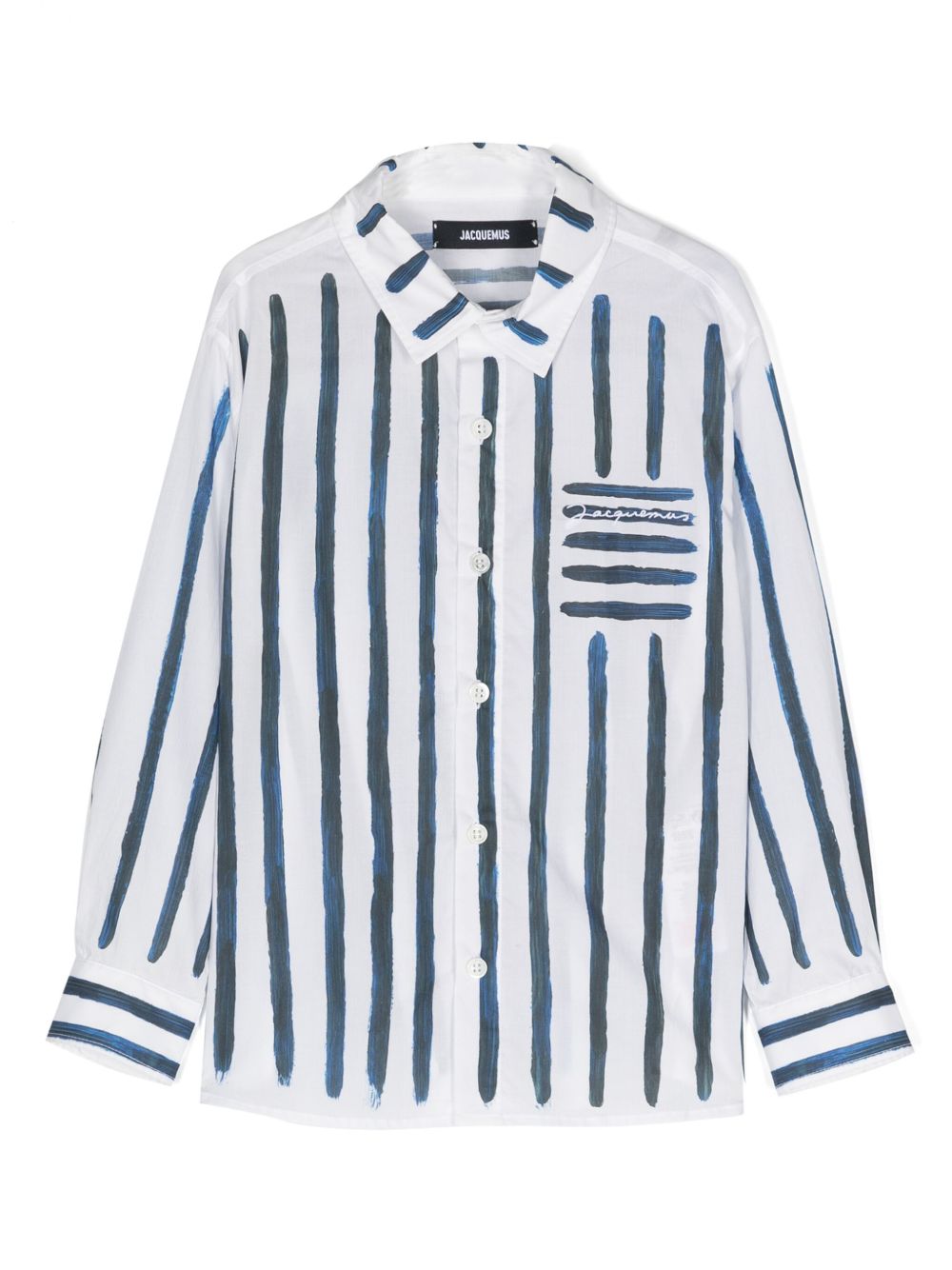 JACQUEMUS L'ENFANT La Peinture 棉衬衫 - 白色