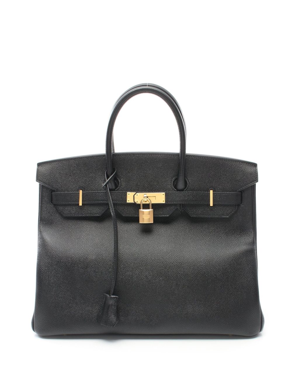 Hermès Pre-Owned Birkin 35 手提包（2017年典藏款） - 黑色