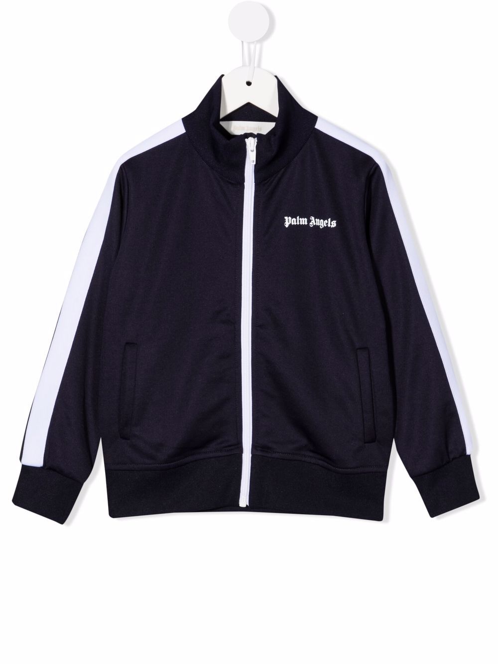 Palm Angels Kids logo-print tracksuit jacket - 蓝色