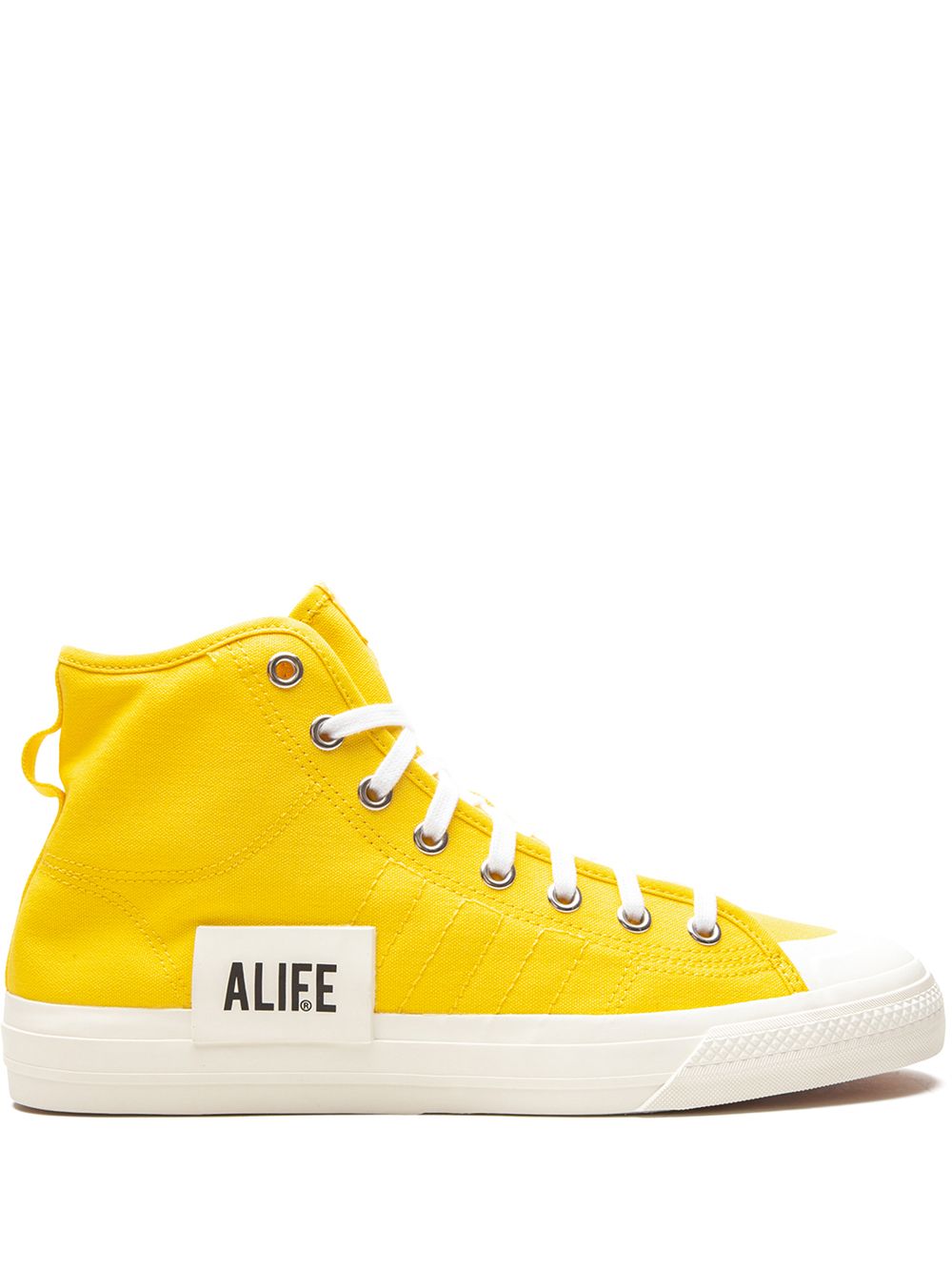 adidas x Alife Nizza 高帮运动鞋 - 黄色