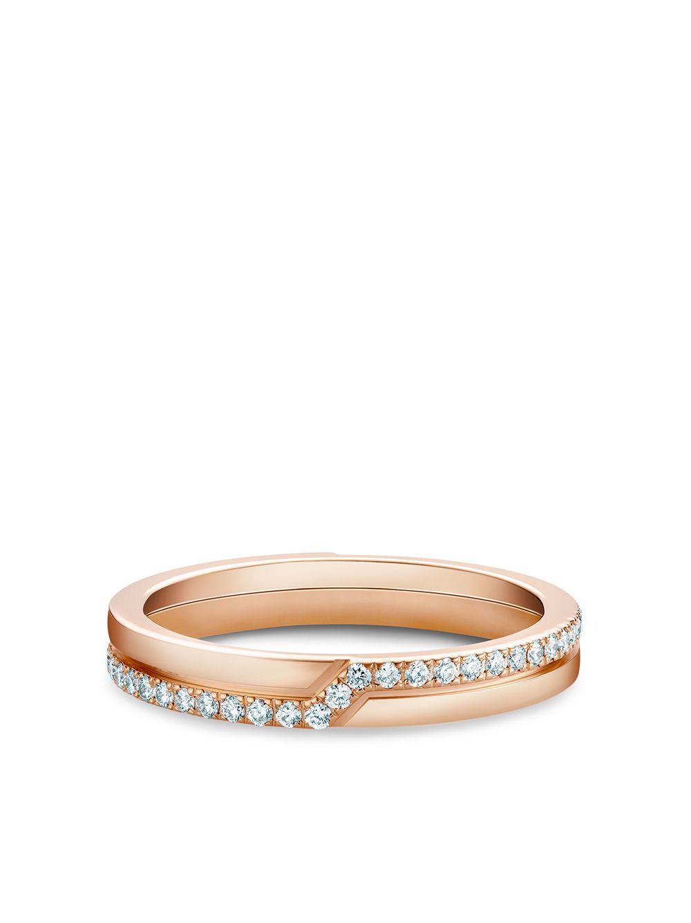De Beers Jewellers The Promise 18K玫瑰金钻石镶嵌戒指 - 粉色
