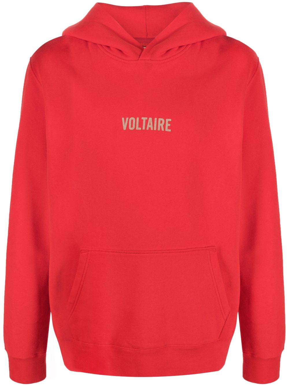 Zadig&Voltaire logo印花连帽卫衣 - 红色