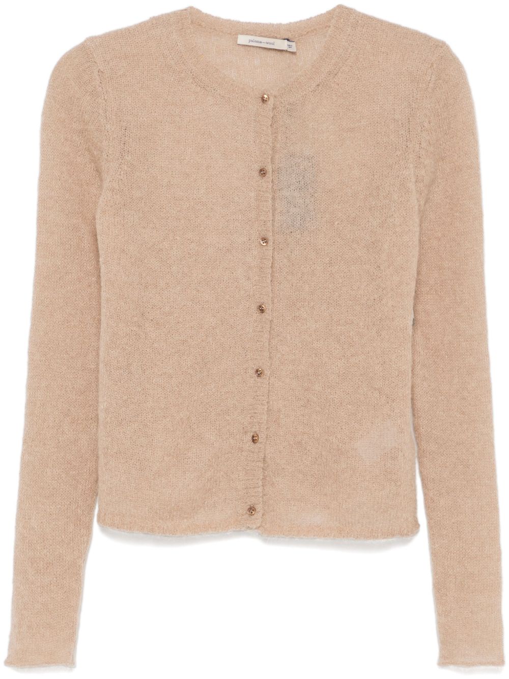 Paloma Wool Button Alone 开衫 - 褐色