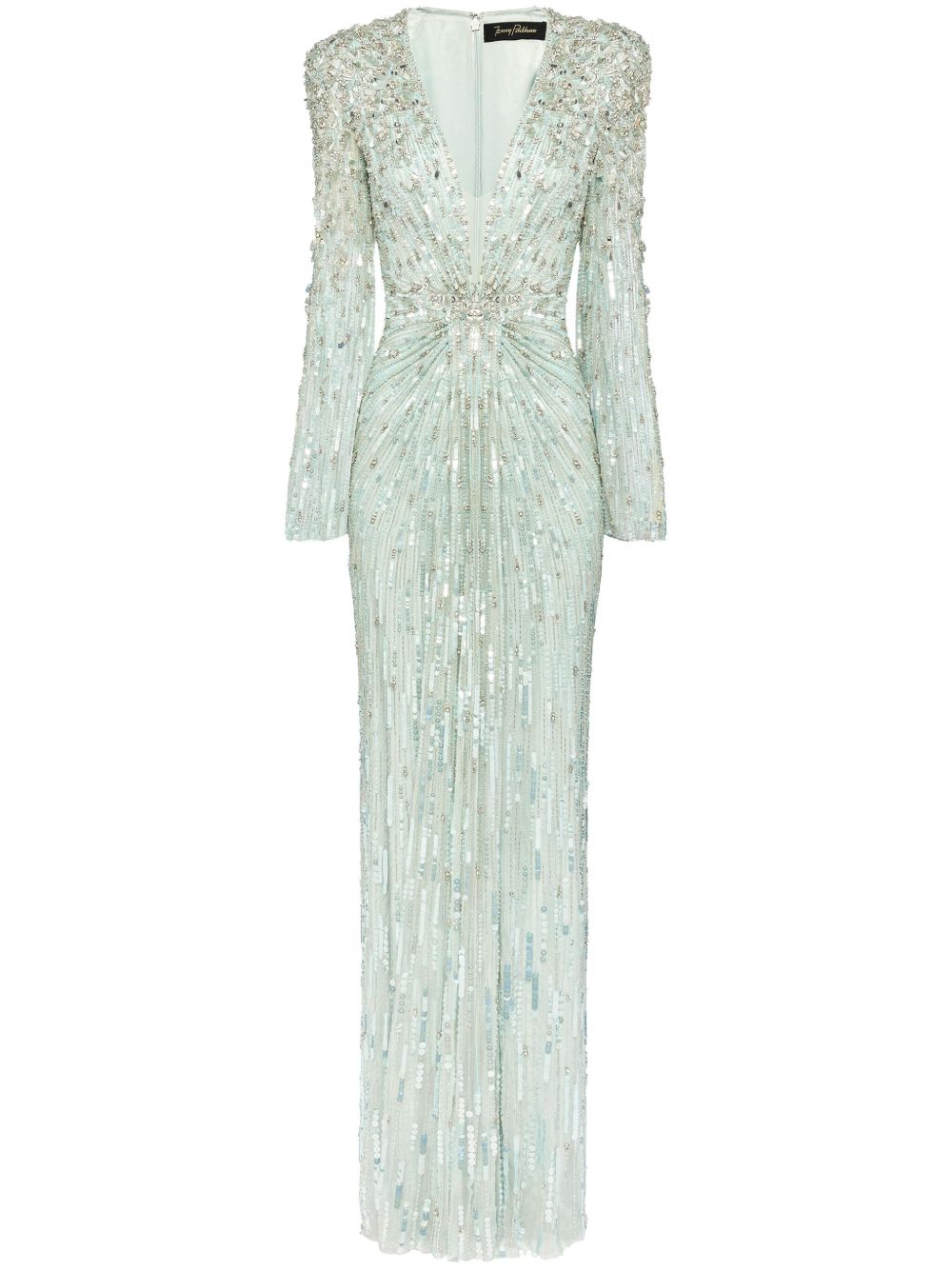 Jenny Packham Tana 礼服 - 绿色