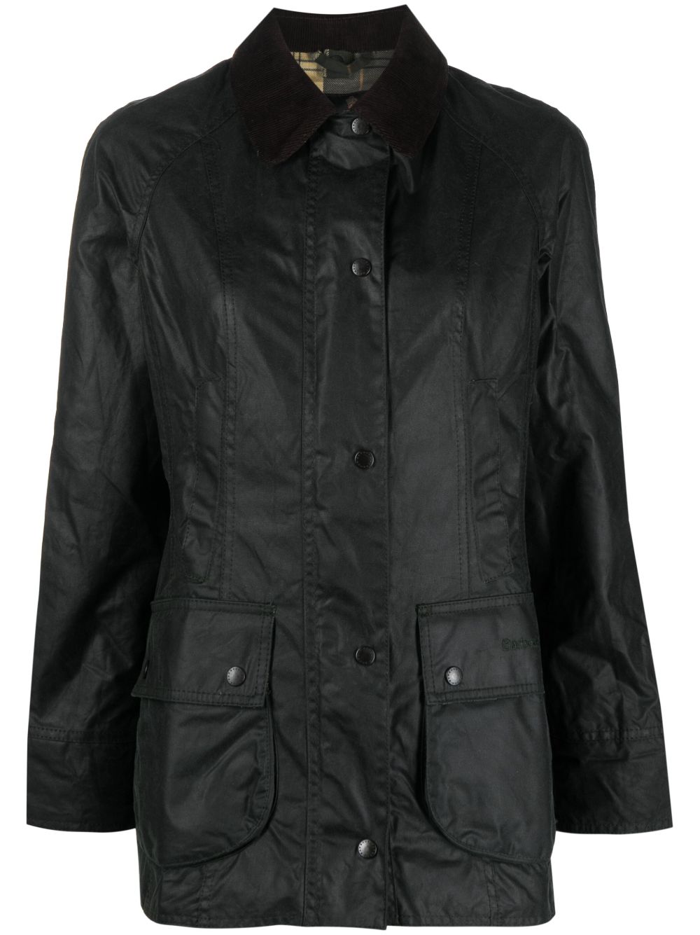 Barbour Beadnell® 涂蜡层棉夹克 - 绿色
