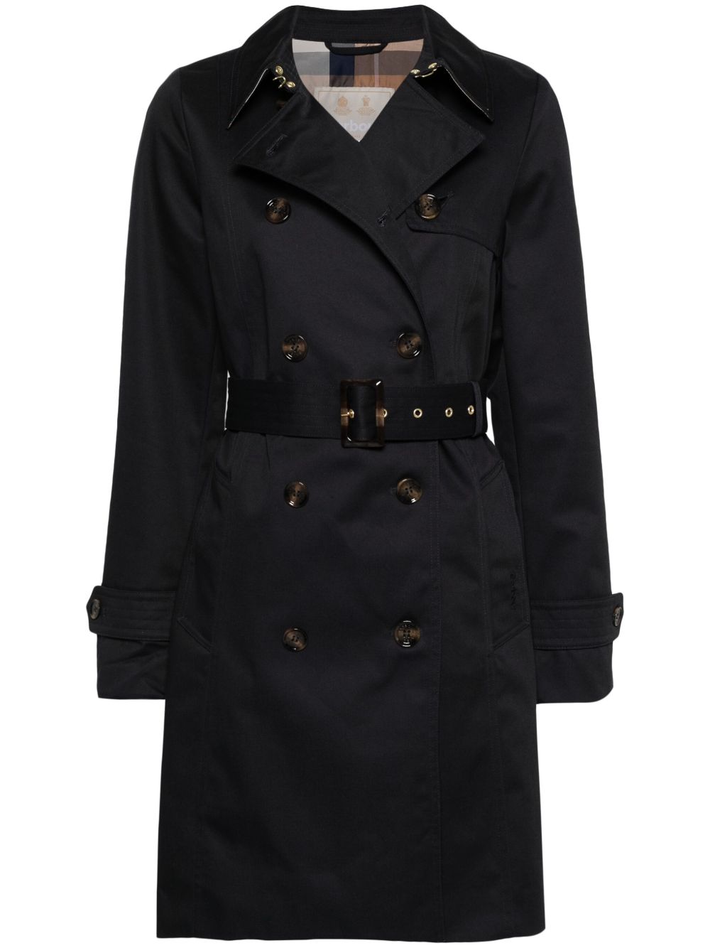 Barbour Greta 短款风衣 - 蓝色
