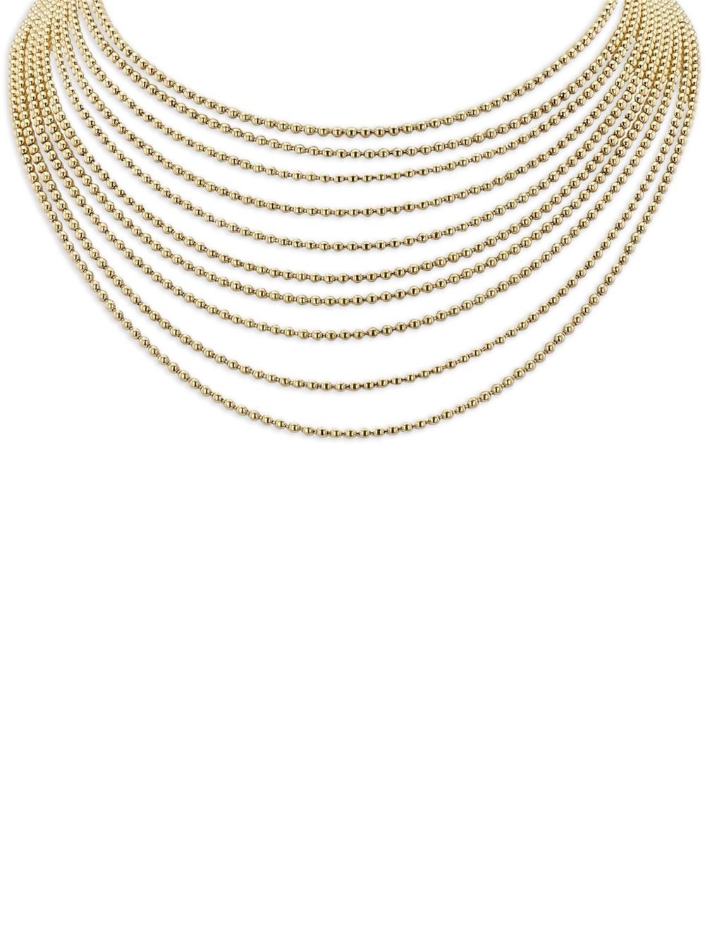 Cartier 18K黄金 Draperie 项链（典藏款） - 金色