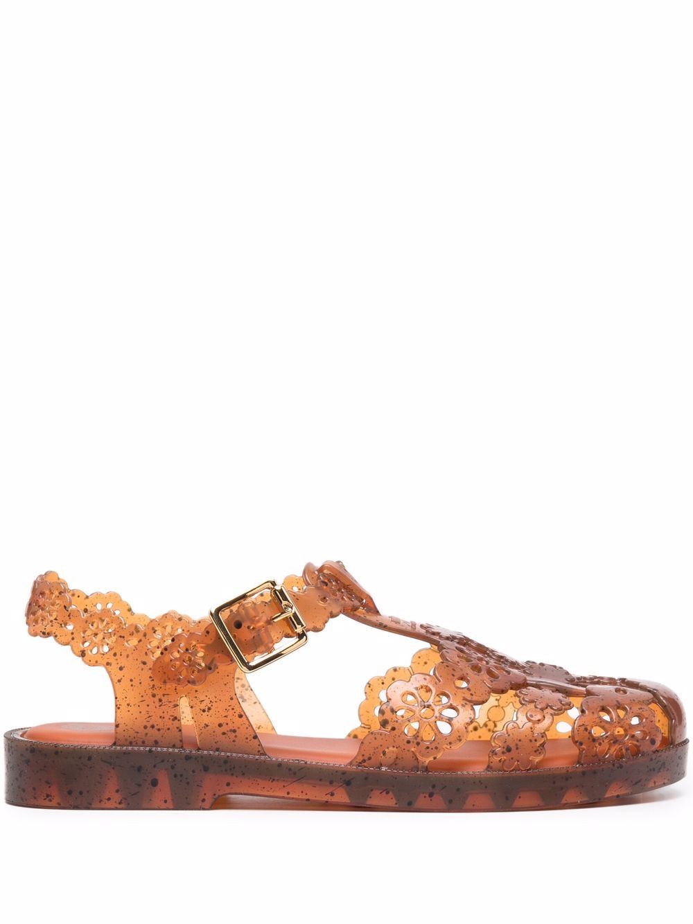 Viktor & Rolf x Melissa Possession Lace 果冻凉鞋 - 褐色