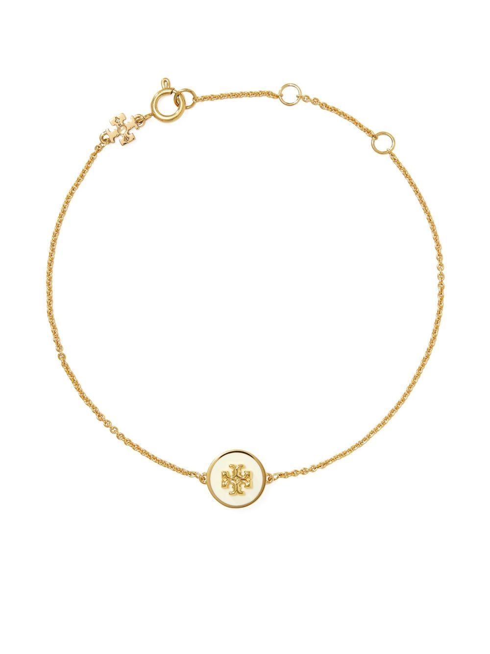 Tory Burch Kira 珐琅链式手链 - 金色