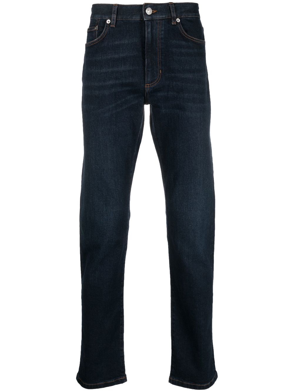 Zegna Roccia 修身牛仔裤 - 蓝色