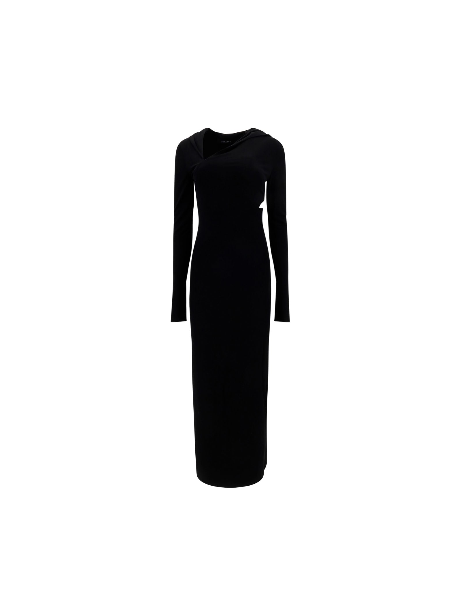 Versace Cut-out Detail Slim Fit Longsleeved Dress