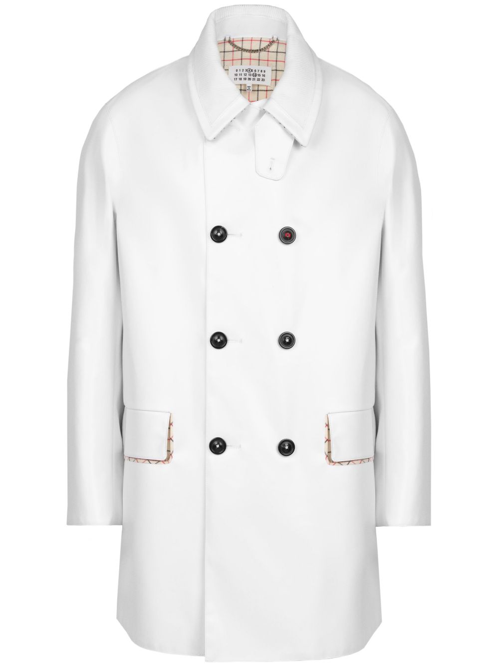 Maison Margiela 双排扣外套 - 白色