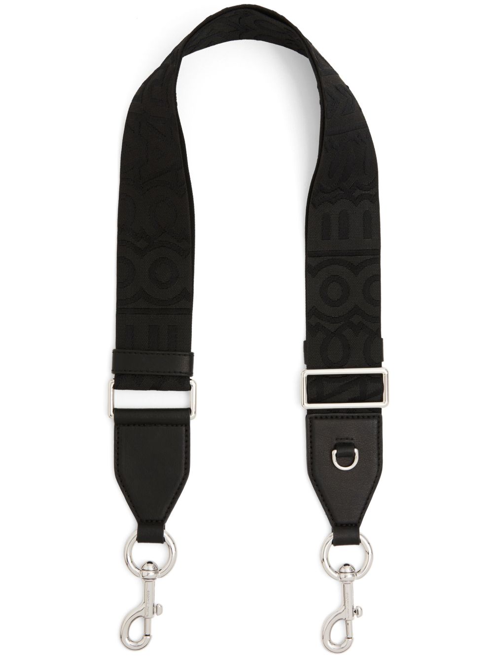 Marc Jacobs The Strap logo图案包带 - 黑色