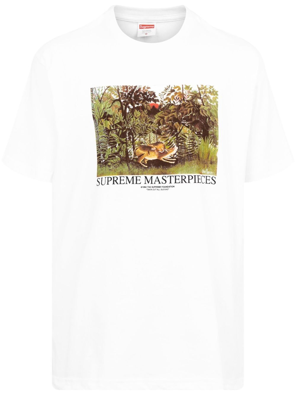 Supreme Masterpieces 印花T恤 - 白色
