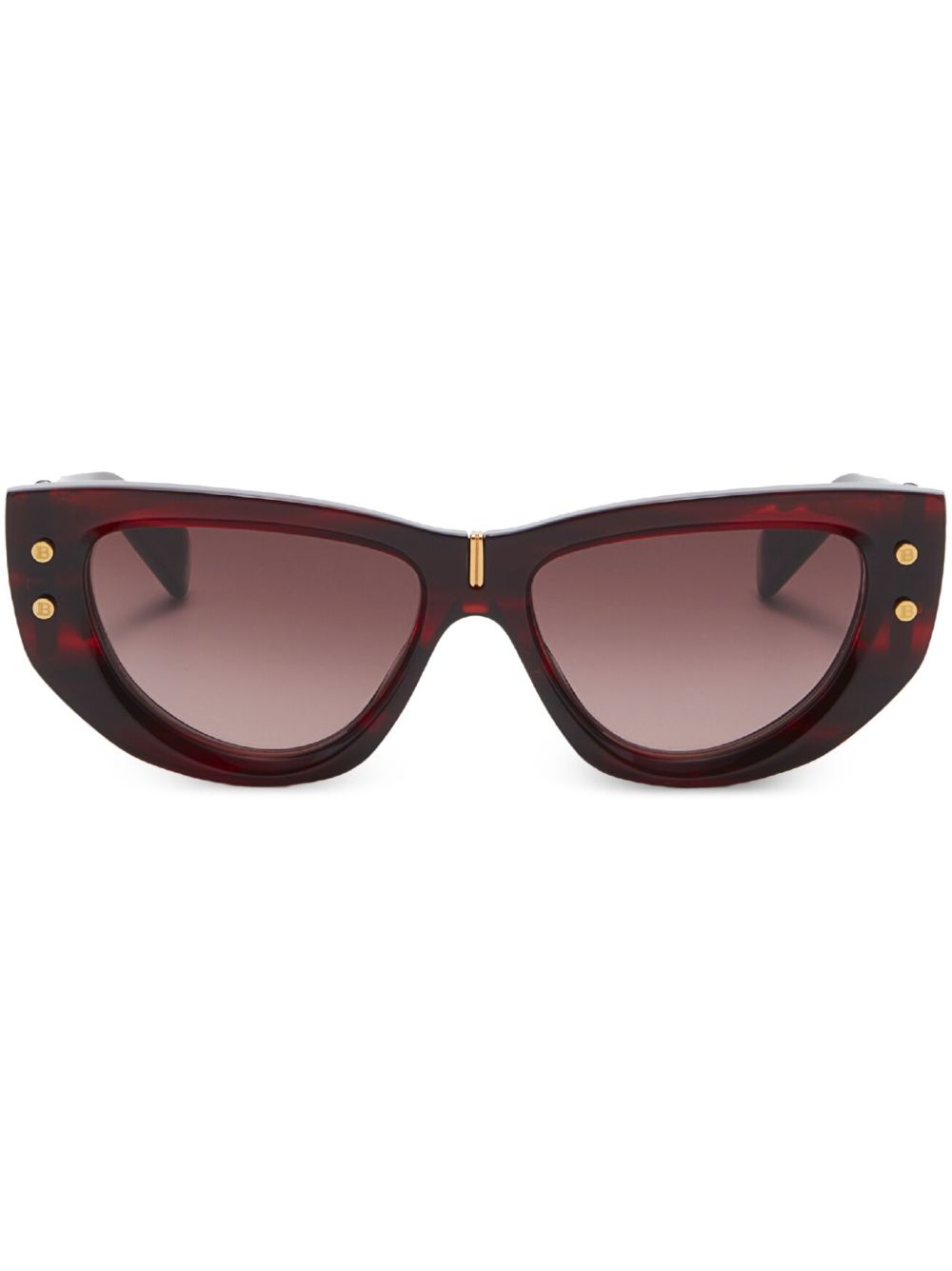 Balmain Eyewear B-Muse 猫眼框太阳眼镜 - 褐色