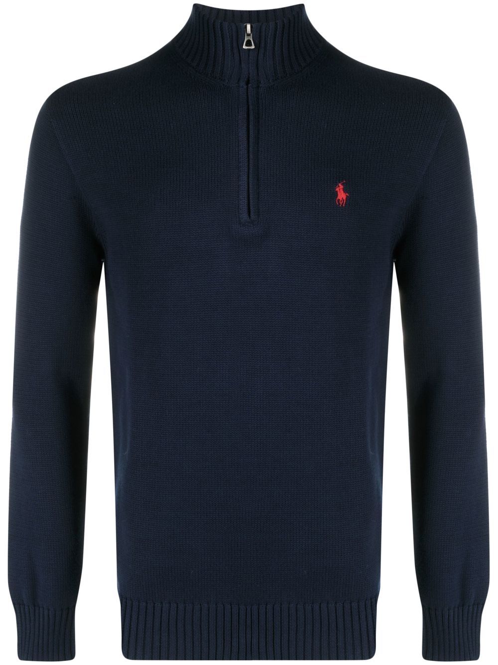 Polo Ralph Lauren Polo Pony 拉链领卫衣 - 蓝色