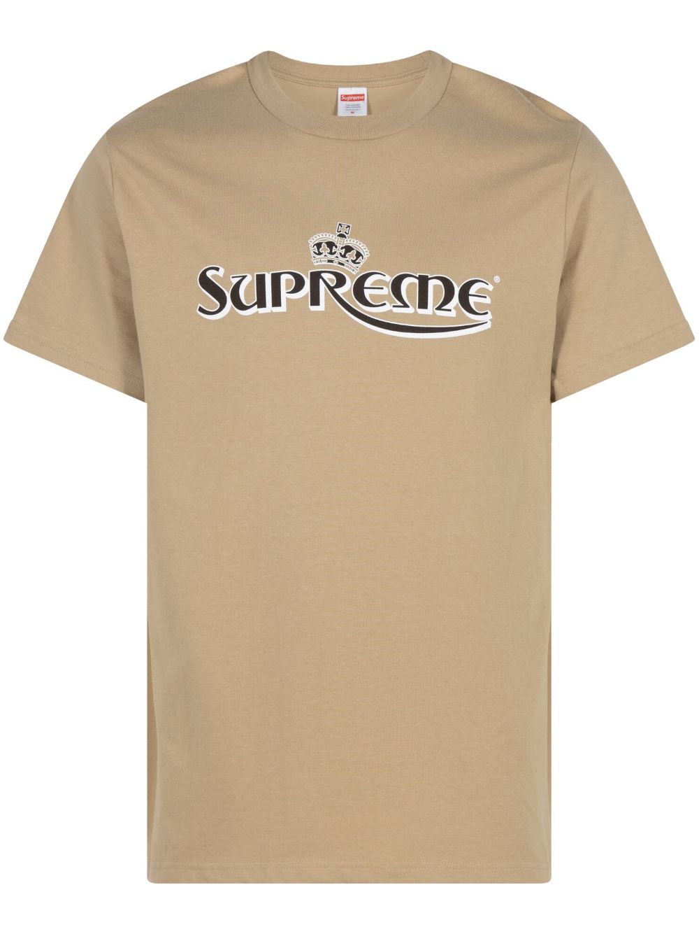 Supreme Crown Khaki T恤 - 中性色
