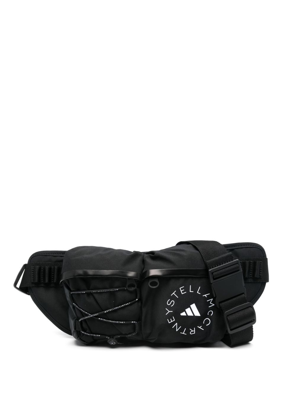 adidas by Stella McCartney x Stella McCartney logo印花腰包 - 黑色