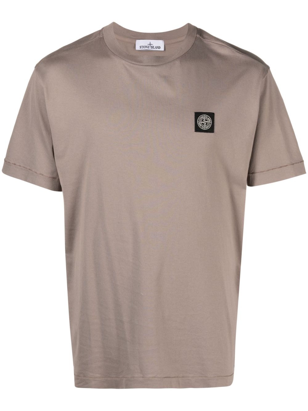 Stone Island 标贴棉T恤 - 紫色