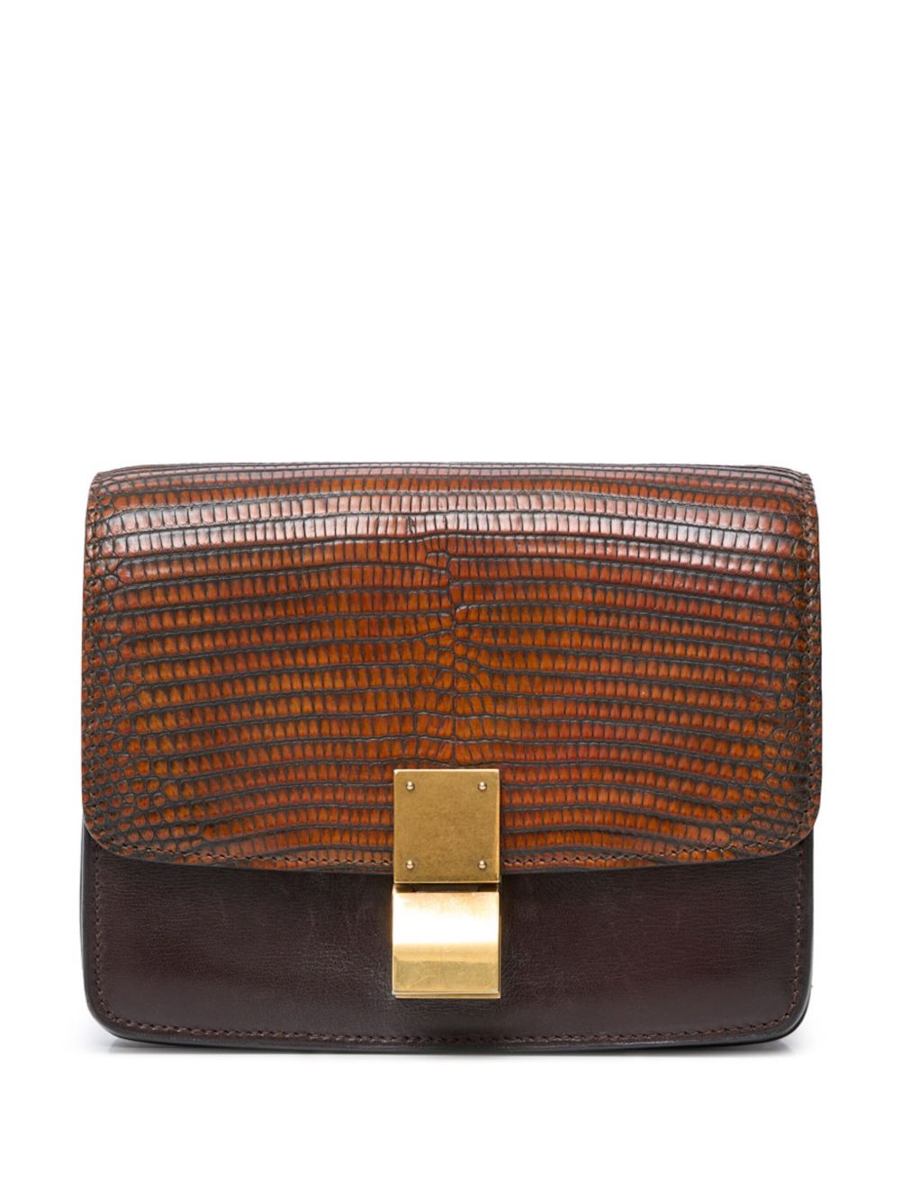 Céline Pre-Owned Classic 小号单肩包（典藏款） - 褐色