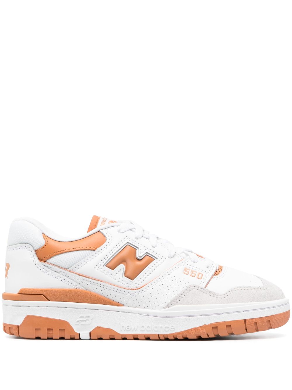 New Balance BB550 低帮皮质板鞋 - 白色