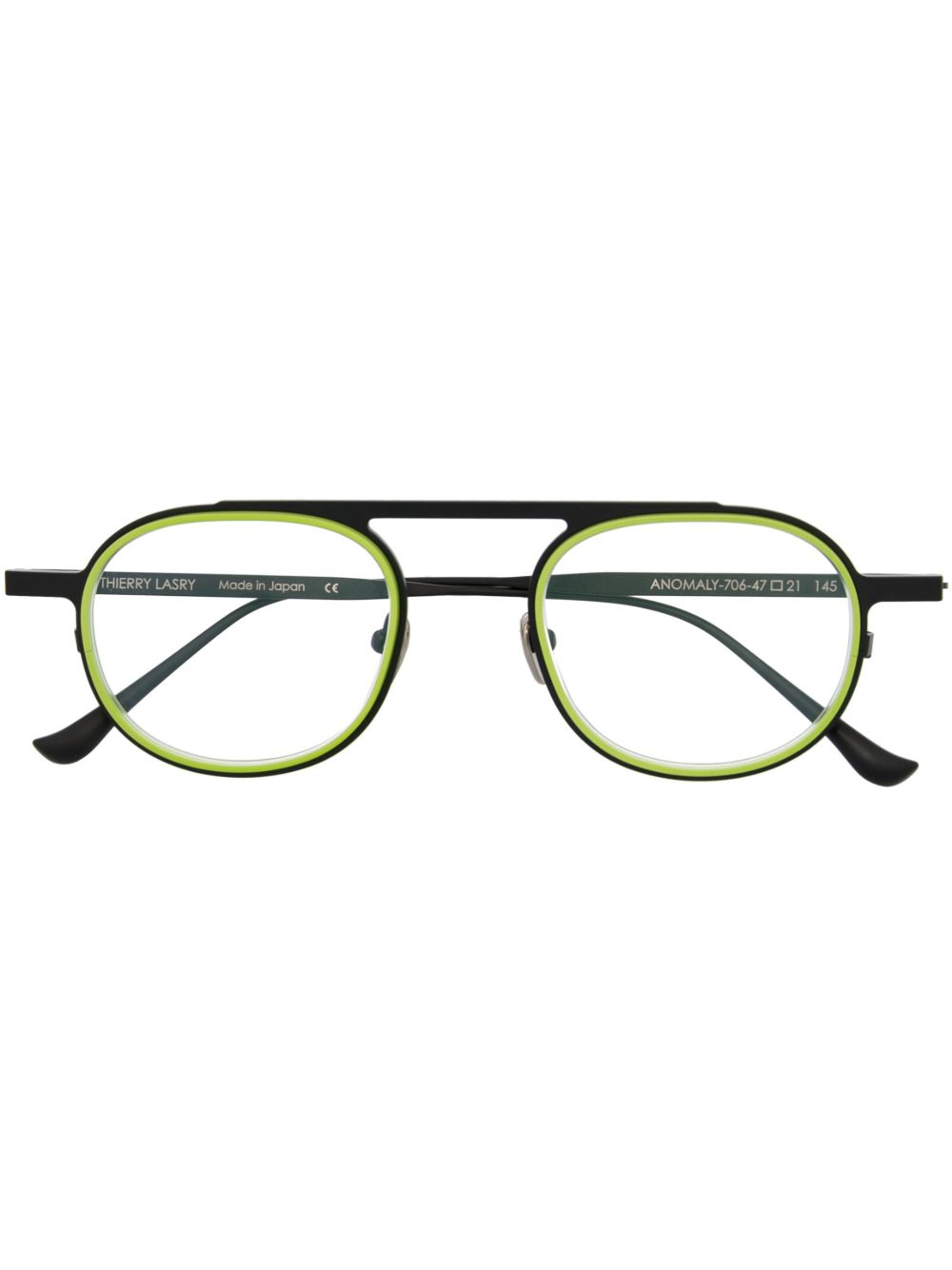 Thierry Lasry 圆框眼镜 - 黑色