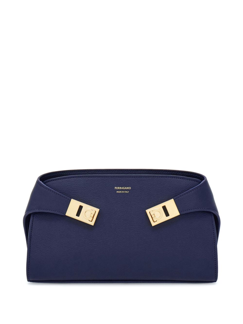 Ferragamo Hug 迷你斜挎包 - 蓝色