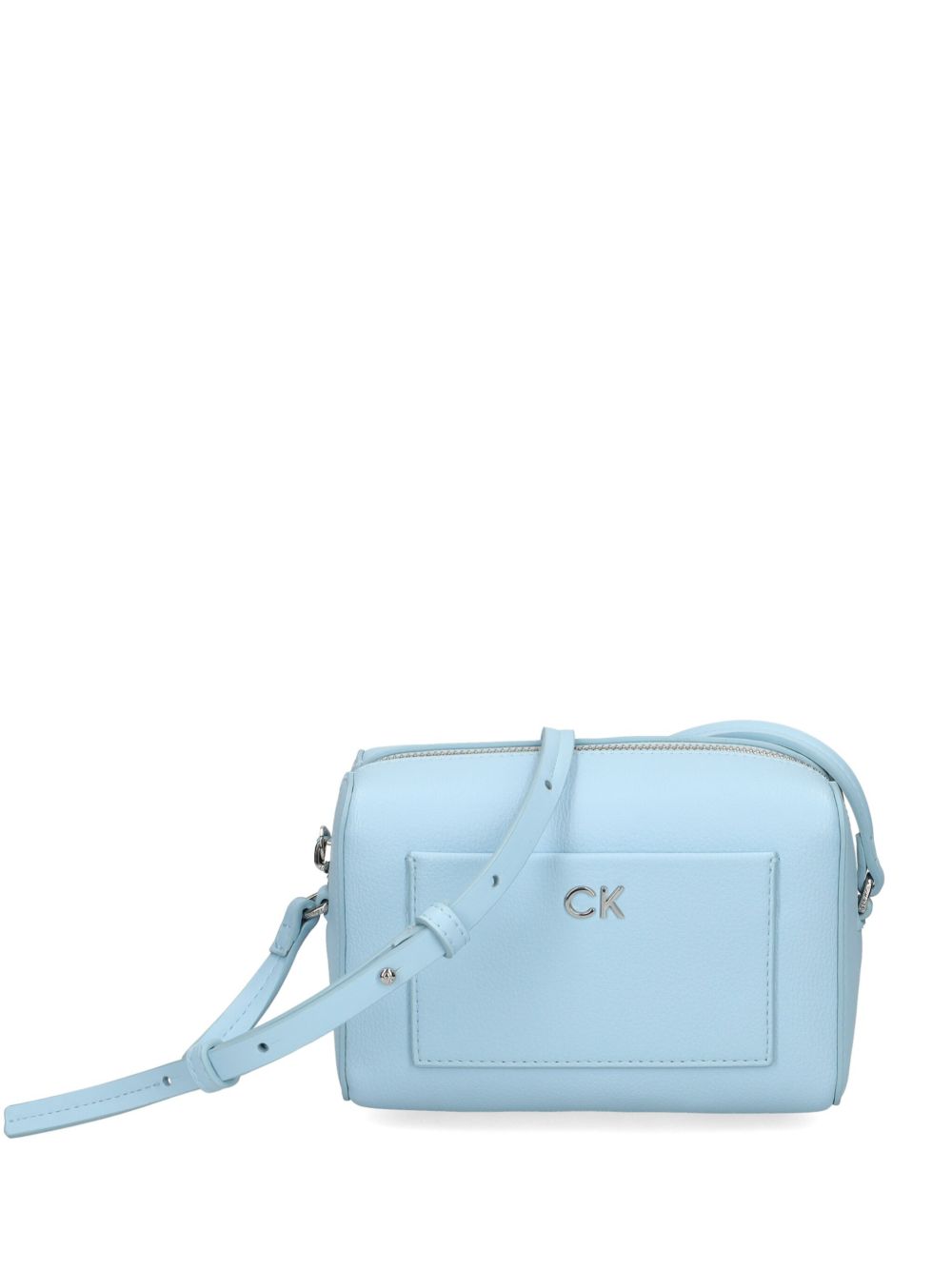 Calvin Klein logo斜挎包 - 蓝色