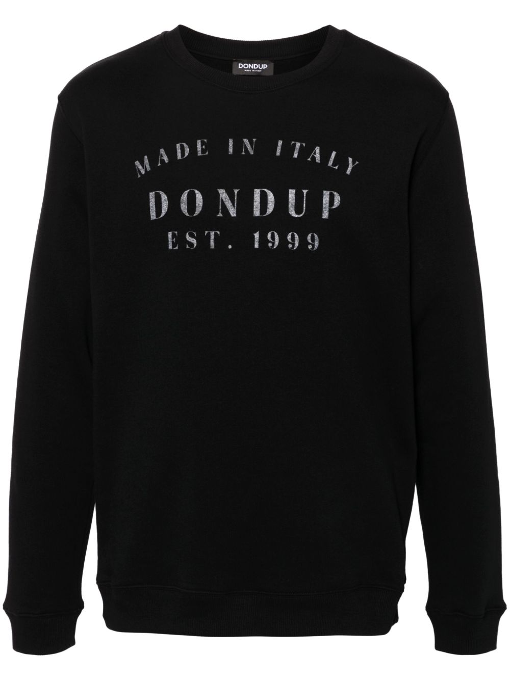 DONDUP logo印花卫衣 - 黑色