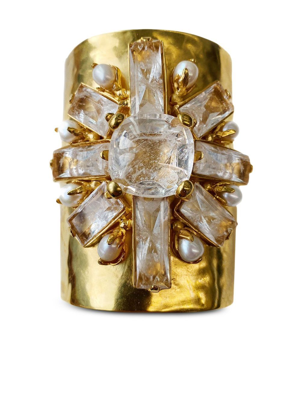 Goossens Manchette Stones 手镯 - 金色